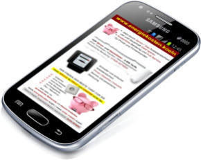 responsives WebDesign für Smartphone