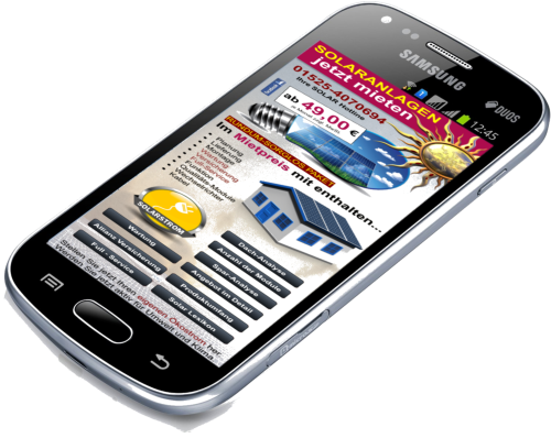 Responives Webdesign für Handy